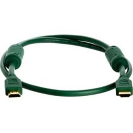 CMPLE Cmple 782-N 28AWG HDMI Cable with Ferrite Cores - Green - 3FT 782-N